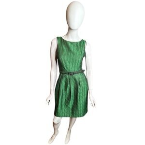 Vintage Eva Franco Size 4 Green
Sleeveless Dress Pockets